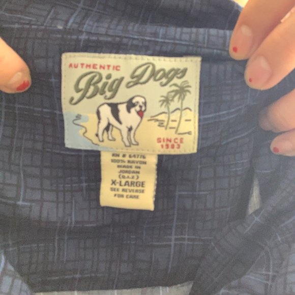 Vintage Big Dogs Drinks Hawaiian Shirt - Picture 6 of 6